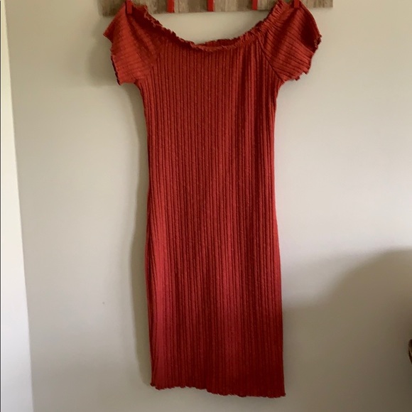 Rust Color Dress - Picture 2 of 2
